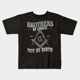 Brothers By Choice Masonic Freemason Kids T-Shirt